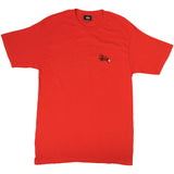 Stussy Basic Logo Tee - Red