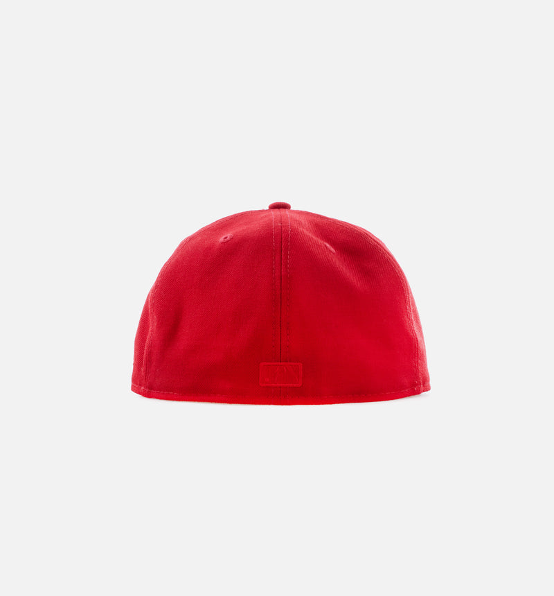 Fear Of God Essentials 59Fifty Fitted Cap Mens Hat - Red/White