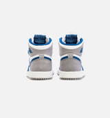 Air Jordan 1 High OG True Blue Preschool Lifestyle Shoe - Blue/White Free Shipping