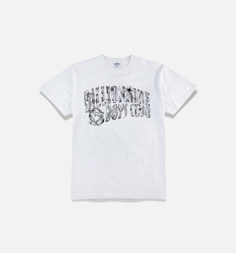 BB Circuit Arch Short Sleeve Tee Mens T-Shirt - White