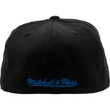 Golden State Warriors NBA High Crown Fitted Hat Men's - Black/Yellow