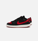 Air Jordan 1 KO Low Bred Mens Lifestyle Shoe - Black/Red