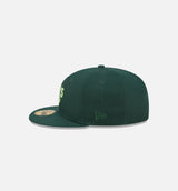 Oakland Athletics State Fruit 59FIFTY Fitted Cap Mens Hat - Green