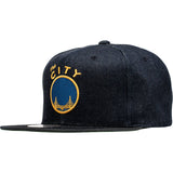 San Francisco Warriors Snapback Men's - Denim/Yellow/Blue