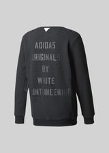 White Mountaineering Collection Mens Crew Sweatshirt - Black/Black
