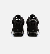 Air Jordan 6 Retro Metallic Silver Mens Lifestyle Shoe - Black Free Shipping