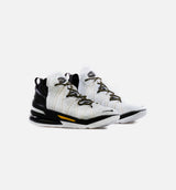 Lebron 18 Home Mens Basketball Shoe - White/Black/Yellow