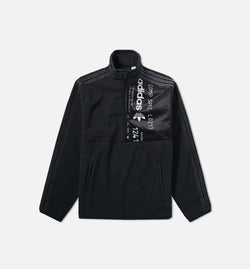 ADIDAS CV5249
 Alexander Wang X adidas Collection AW Polar Half Zip Mens Jacket - Black/Black Image 0