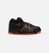 Air Flight 89 All-Star Mens Basketball Shoe - Black/Blaze Orange- Green Strike