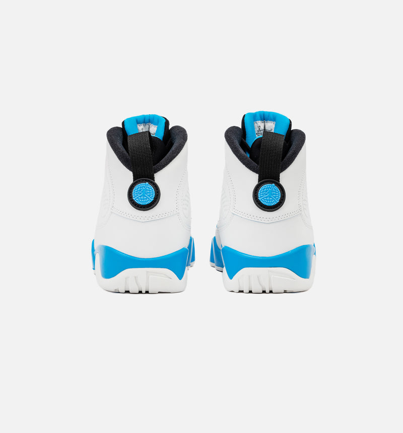 Air Jordan 9 Retro Powder Blue Mens Lifestyle Shoe - Summit White/Black/Powder Blue