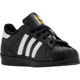 Superstar Preschool Lifestyle Shoe - Black/White