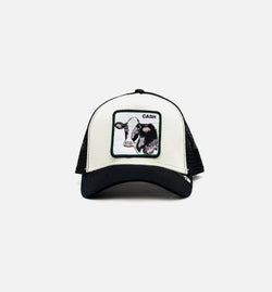 GOORIN BROTHERS 101-0383-WHI
 The Cash Cow Trucker Mens Hat - Black/White Image 0