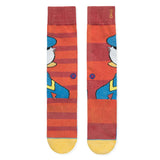 Donald Duck Socks Men's - Red/Blue/White/Black/Yellow