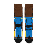 Joe Bruin Mens Crew Socks - Blue