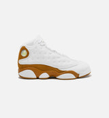 Air Jordan 13 Retro Wheat Preschool Lifestyle Shoe - White/Wheat