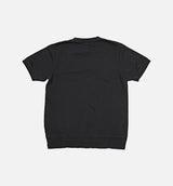 Stock Short Sleeve Crew Shirt Mens T-Shirt - Black