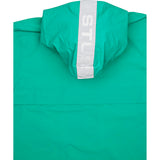 Light Nylon Full Zip Mens Jacket - Aqua