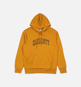 Hooded Scrawl Mens Hoodie - Yellow