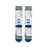 Tf Stephen Curry Classic Crew Socks Men's - Royal Blue/Yellow