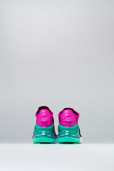 %Size 9 Men Nike Air Max 270 Flyknit Fuchsia Flash A01023-401 / A 19 Size 9 Men Nike Air Max 270 Flyknit Fuchsia Flash A01023-401  main image 4