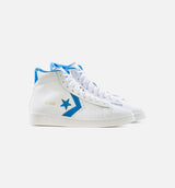 Chuck Taylor All Star High Top Pro Leather Mens Lifestyle Shoe - White/Blue