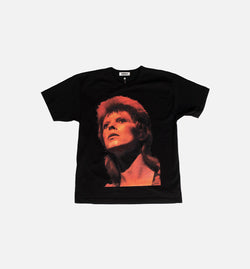 SKIM MILK SHI-T-BLK
 Bowie Shining Short Sleeve Tee Mens T-shirt - Black Image 0
