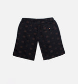 Cream Short Mens Shorts - Black