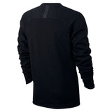 Tech Fleece Zip Crew Sweater Mens - Black