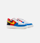 Air Force 1 UNO Preschool Lifestyle Shoe - Black/Red/Multi Free Shipping