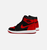 Air Jordan 1 Retro Hi OG Satin Bred Womens Lifestyle Shoe - Black/Red