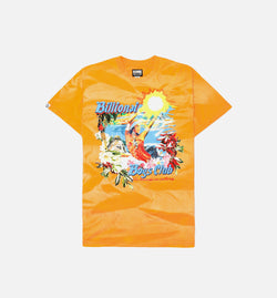 BILLIONAIRE BOYS CLUB 821-2308-ORG
 BB Island Dreams Short Sleeve Tee Mens T-shirt - Orange Image 0