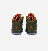 Air Jordan 5 Retro Olive Mens Lifestyle Shoe - Army Olive/Solar Orange
