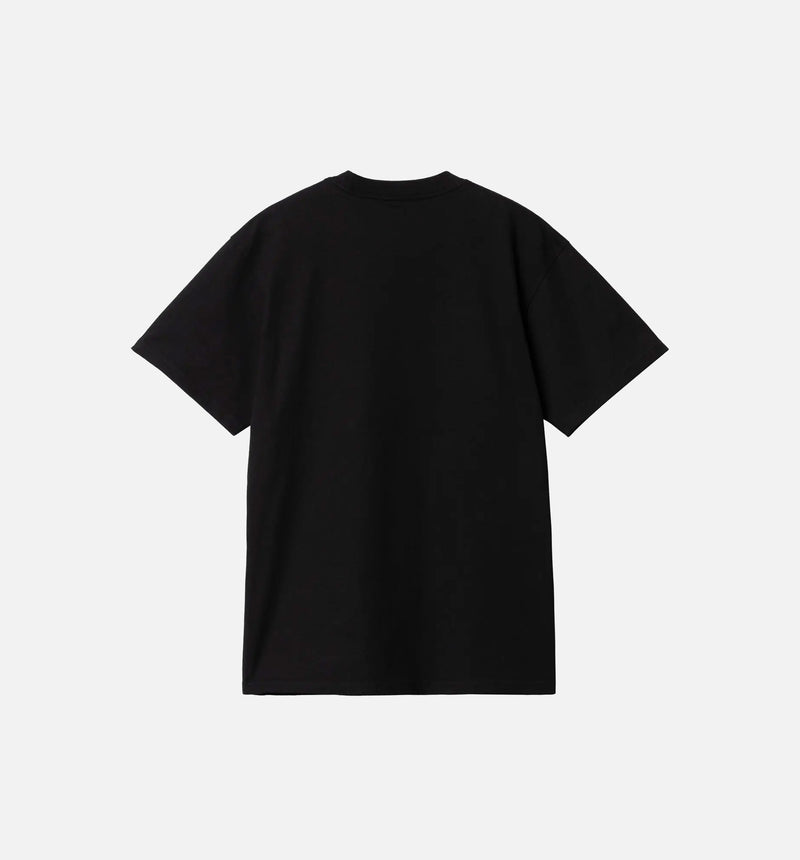 Duck Pond Mens Short Sleeve Shirt - Black