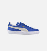 Suede Classic Mens Lifestyle Shoe - Olympian Blue/White