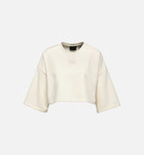 Puma Rihanna Fenty Cropped Crew Neck T-Shirt Women's - Vanilla Ice