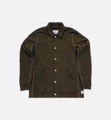 Terry Coachs Jacket Mens Jacket - Olive