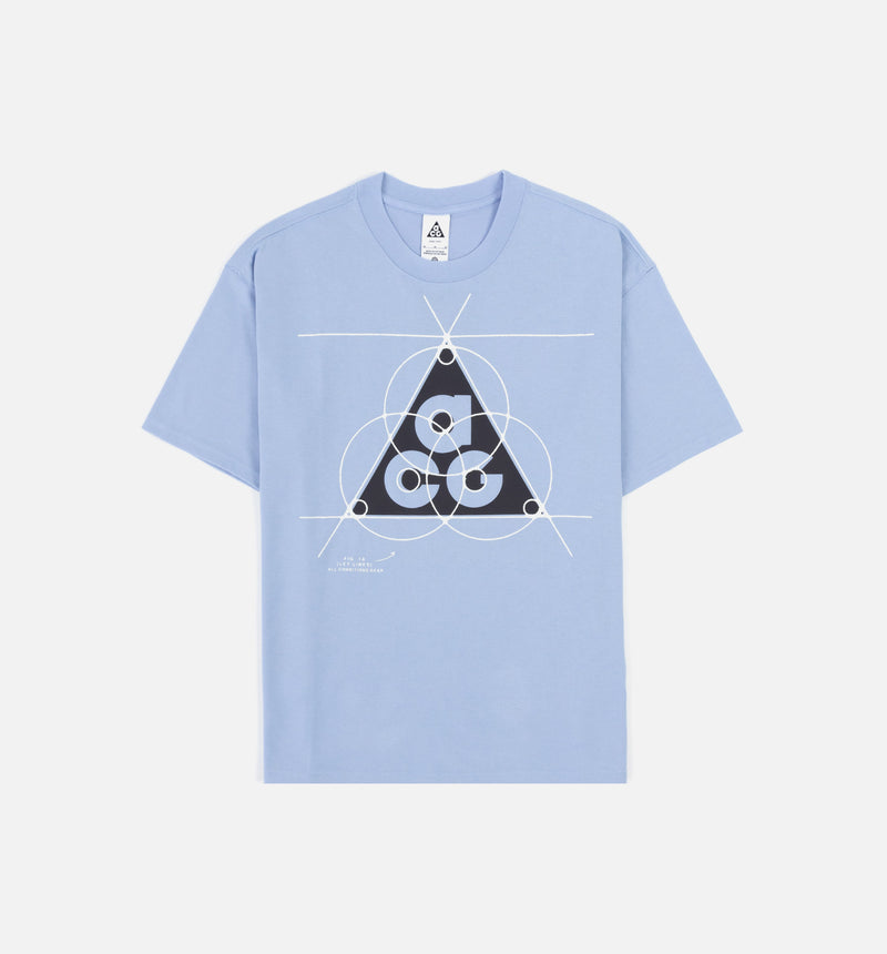 ACG Mens Short Sleeve Shirt - Blue
