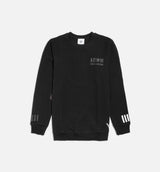 White Mountaineering Collection Mens Crew Sweatshirt - Black/Black