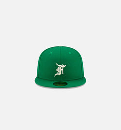 NEW ERA 60185371
 Fear of God Essentials 59FIFTY Fitted Hat Mens Hat - Green Image 0