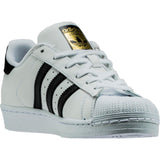 Superstar Grade School Lifestyle Shoe - White/Black