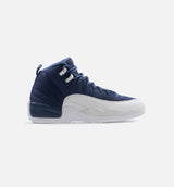 Air Jordan 12 Retro Indigo Grade School Lifestyle Shoe - Blue/Indigo/White
