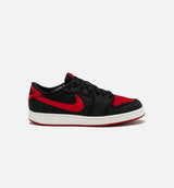 Air Jordan 1 KO Low Bred Mens Lifestyle Shoe - Black/Red