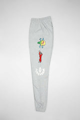 Streetwear Collection Carton Mens Sweatpants - Grey/Grey