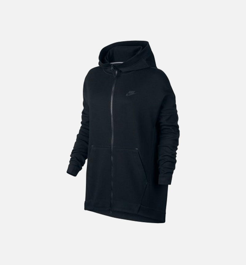 Tech Fleece Cape Womens Jacket - Black/Black