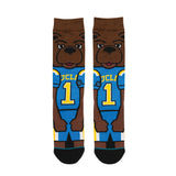 Joe Bruin Mens Crew Socks - Blue