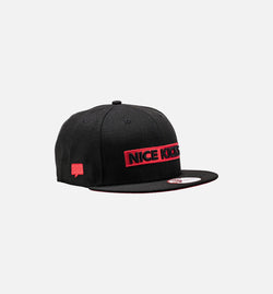 NEW ERA 70320377
 Nice Kicks X New Era Snapback Hat - Black/Red Image 0