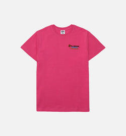BILLIONAIRE BOYS CLUB 821-2204-PNK
 BB AI Short Sleeve Tee Mens T-shirt - Pink Image 0