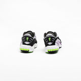 FYW 98 Mens Running Shoe - White/Black/Solar Green/Glory Purple
