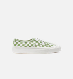 VANS VN0A5FBDLDN1
 Authentic LX Checkerboard Mens Skate Shoe - Green/White Image 0