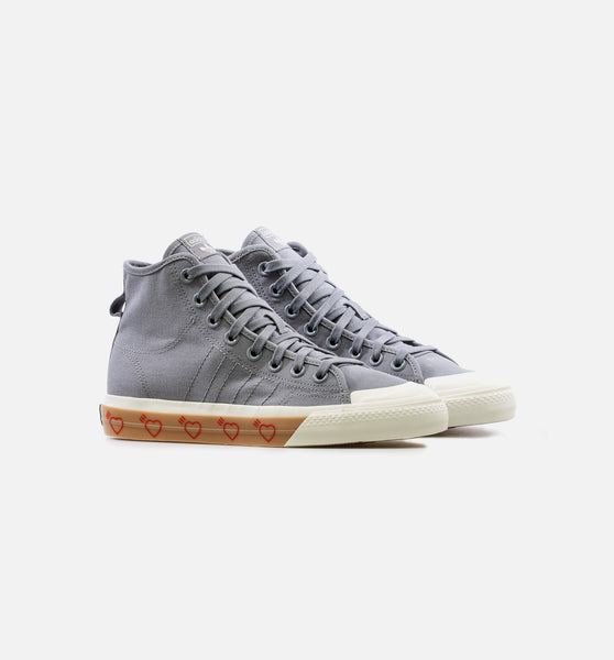 Adidas Consortium FY5187 Human Made Nizza Hi Mens Lifestyle Shoe - Grey/White ShopNiceKicks.com Adidas Consortium FY5187 Human Made Nizza Hi Mens Lifestyle Shoe - Grey/White ShopNiceKicks.com